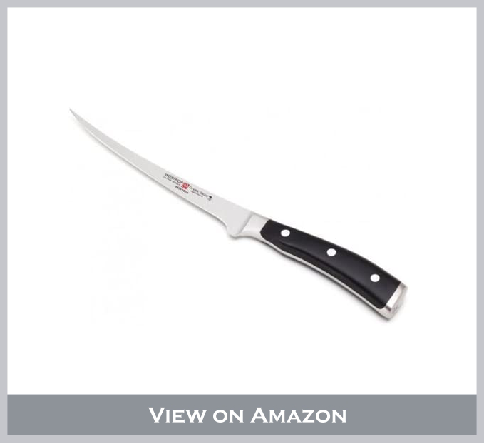 Wusthof Classic IKON Fillet Knife, One Size, Black, Stainless