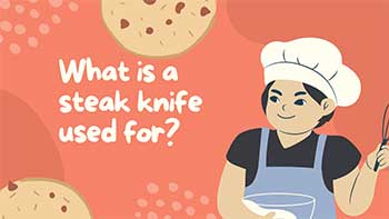 What is a steak knife used for